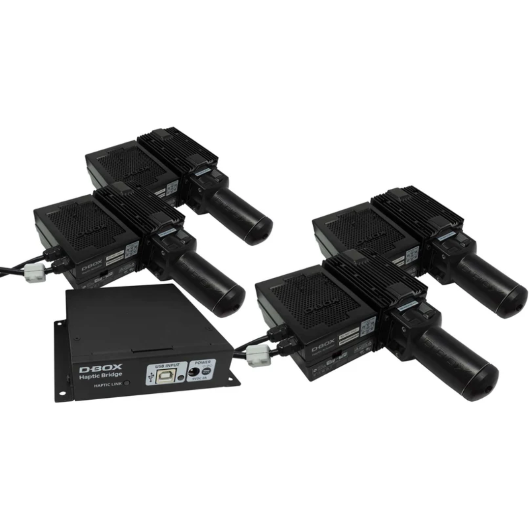 D-Box Generation 5 4250i Haptic System with 4 Actuators and Brackets