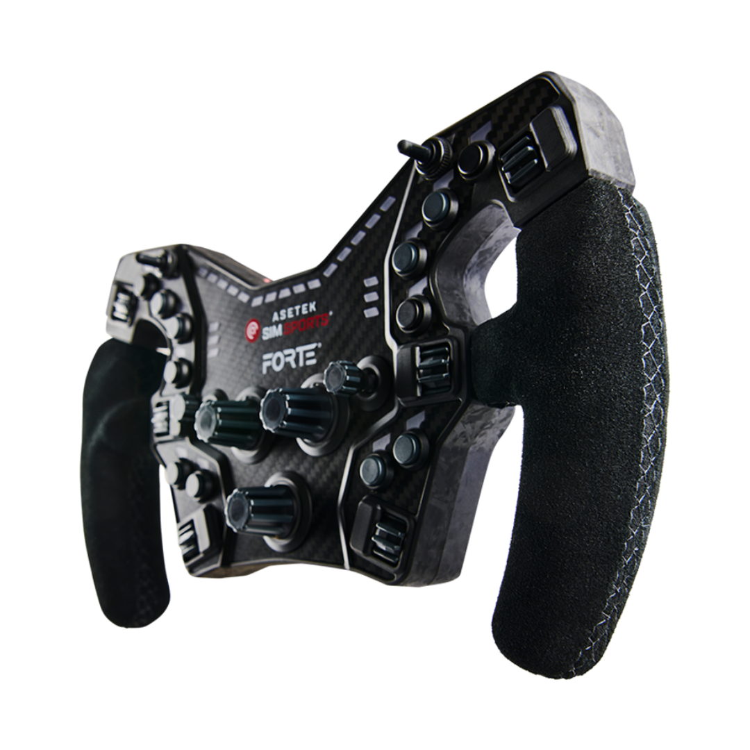 Asetek SimSports Suede Handles – grip upgrade in sim racing setup