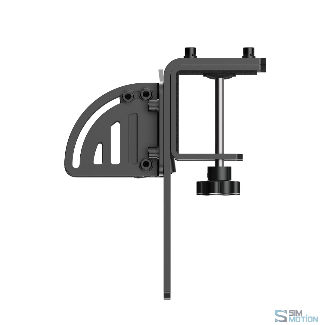 Moza Racing TSW Truck Wheel Clamp compatible with Moza base on desk