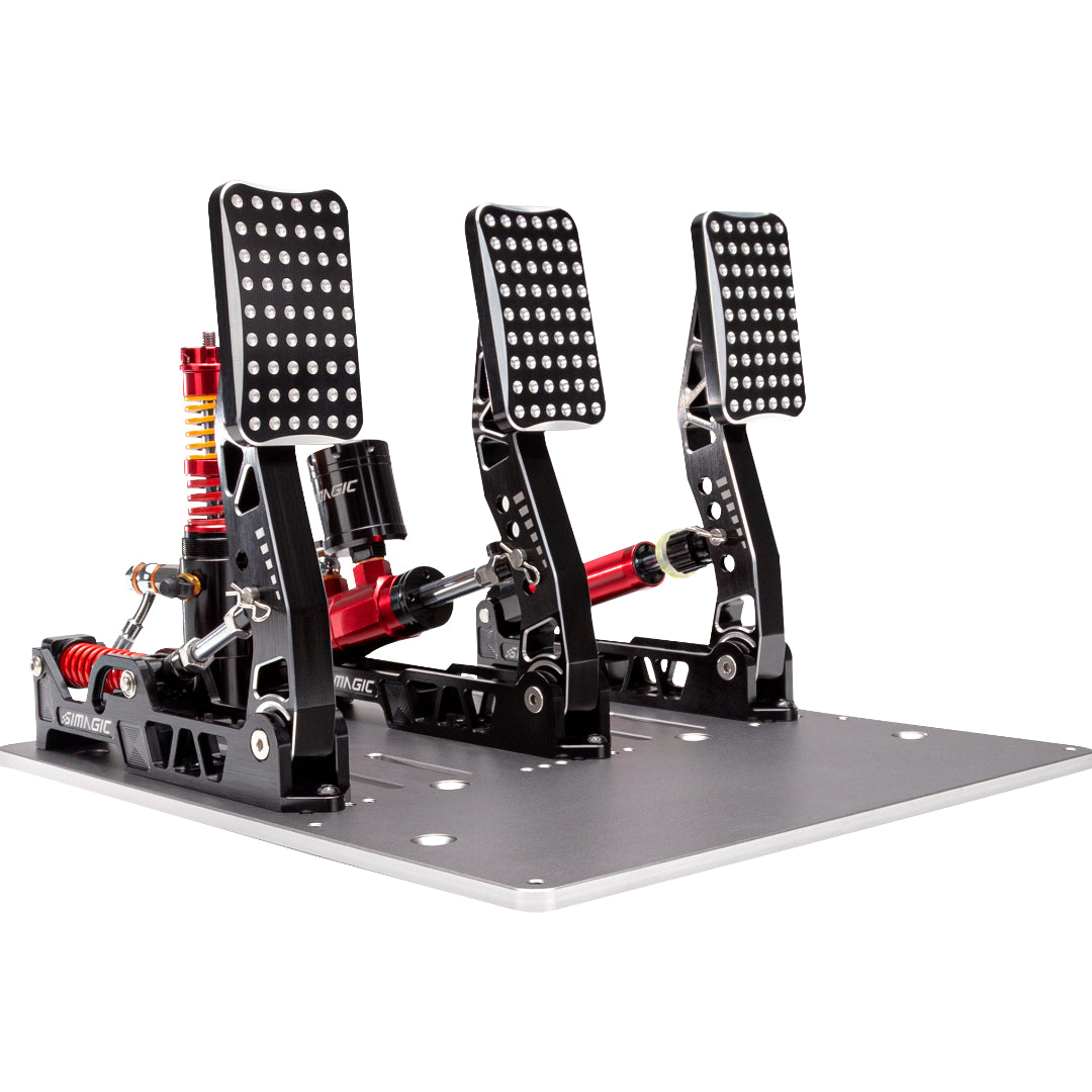 Simagic P2000ペダル Simagic P2000 Pedal Set Hydraulic Load Cell Sim Racing Pedals