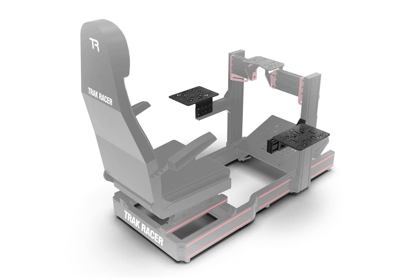 Trak Racer gaming simulator chair on a green background