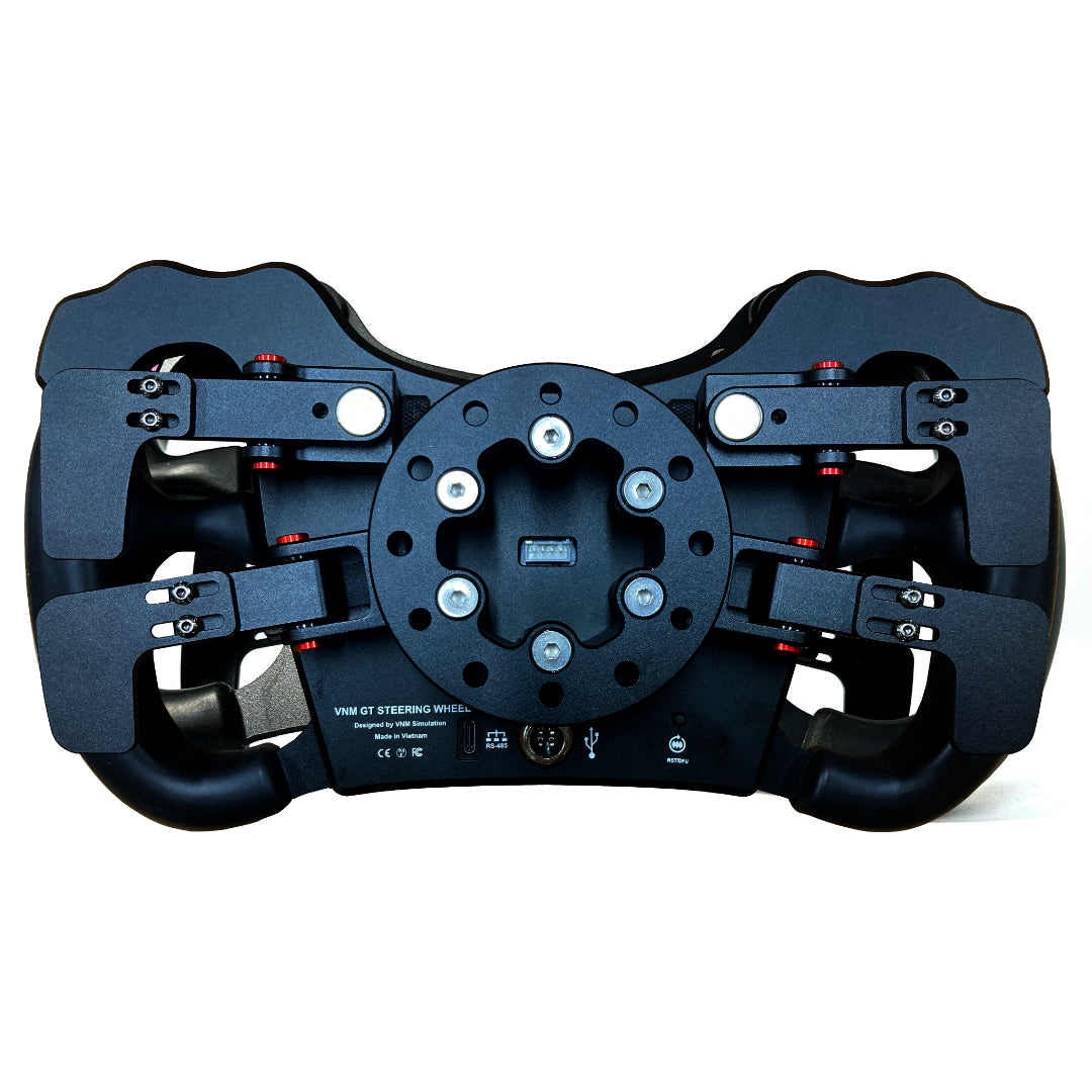 VNM Simulation GT steering wheel USB GT wheel back view