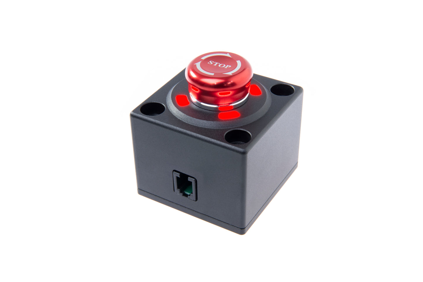 Simagic Alpha Kill Switch – emergency stop for sim racing wheelbase with red light