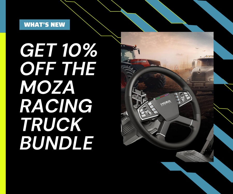 Experience True-to-Life Truck Simulation with the MOZA R5 Truck Driving Bundle – Now 10% Off for Memorial Day
