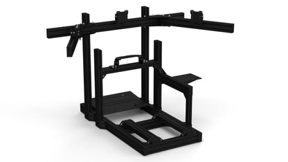 Triple Monitor Sim Racing Chassis Sim Motion Direct Triple Monitor Mount for Sim Racing Aluminum Chassis