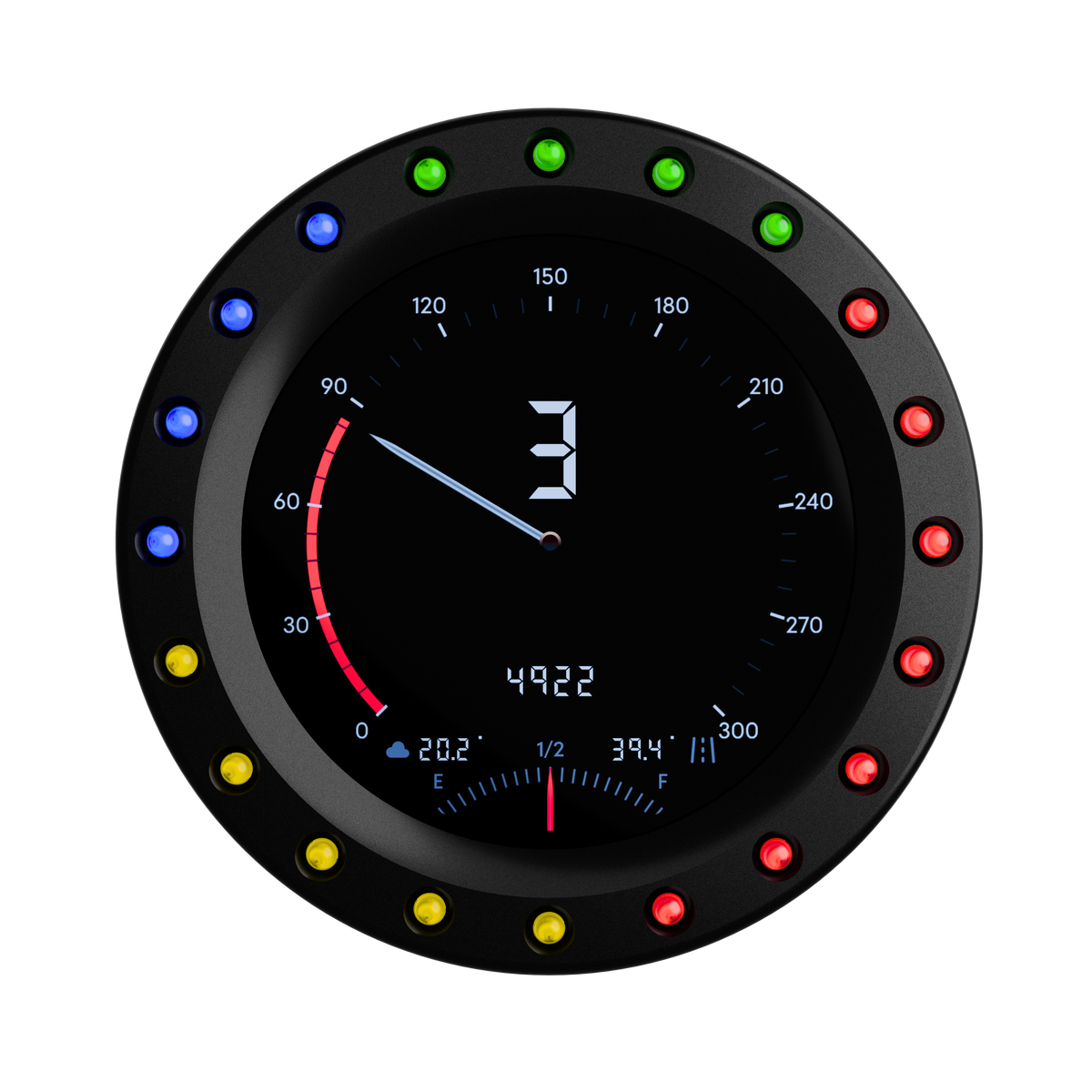 SSG DG-5 Circular Telemetry Gauge