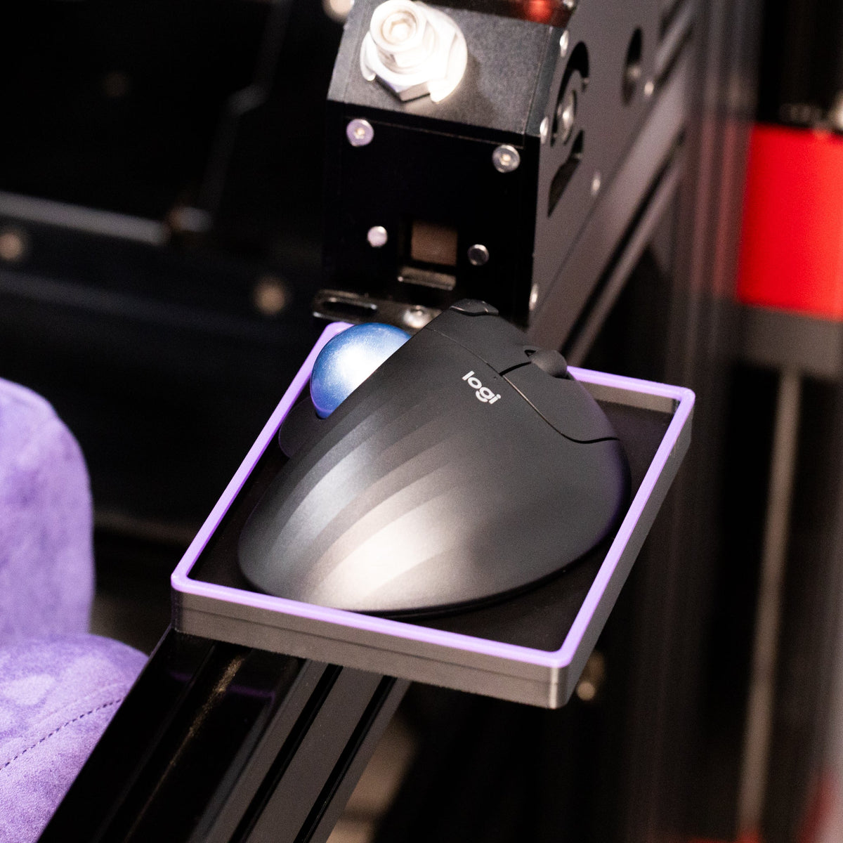 Mini Mouse Tray for Smaller Mice | Logitech M575 Ergonomic Wireless Trackball