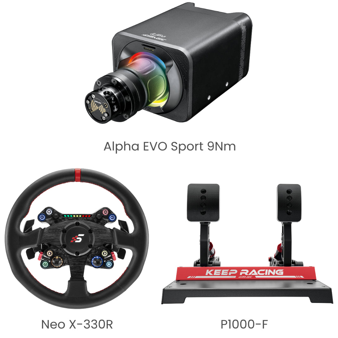 Simagic Alpha Evo Sport 3 Pc MegaBundle – Sim Motion