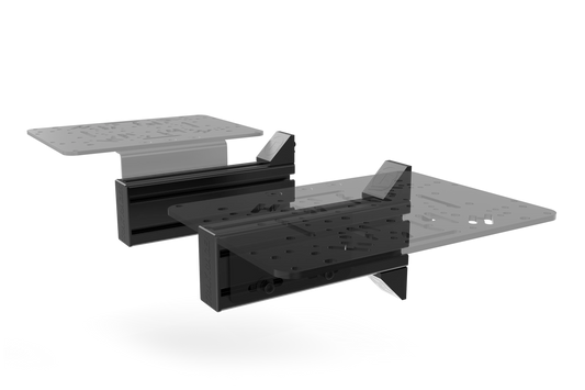 Trak Racer Set of 2 Universal Side Supports – 240mm (80×40mm) for Sim Racing & Flight Sim Rigs