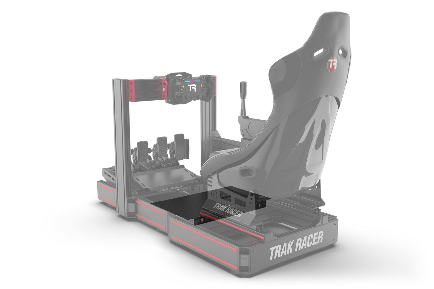Trak Racer Heavy-Duty Sim Floor — 3mm Diamond Plate Cockpit Footrest for Sim Racing & Flight Sim
