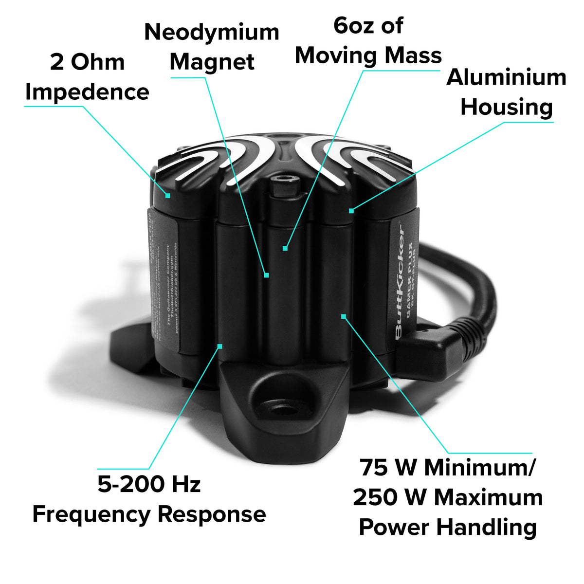 Sim Racing Transducers ButtKicker Gamer PLUS Haptic Transducer System for Sim Racing – Sim Motion