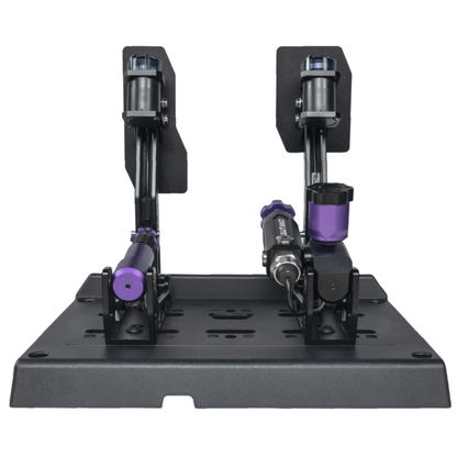 Mechanical keyboard mechanism on a white background