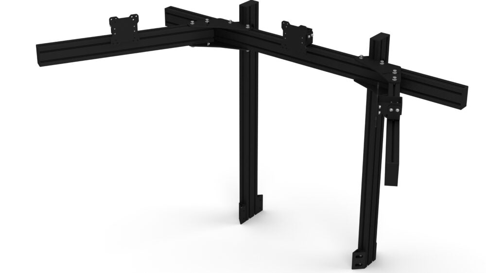 Sim Racing Frame 3 Monitor Sim Motion Direct Triple Monitor Mount for Sim Racing Aluminum Chassis