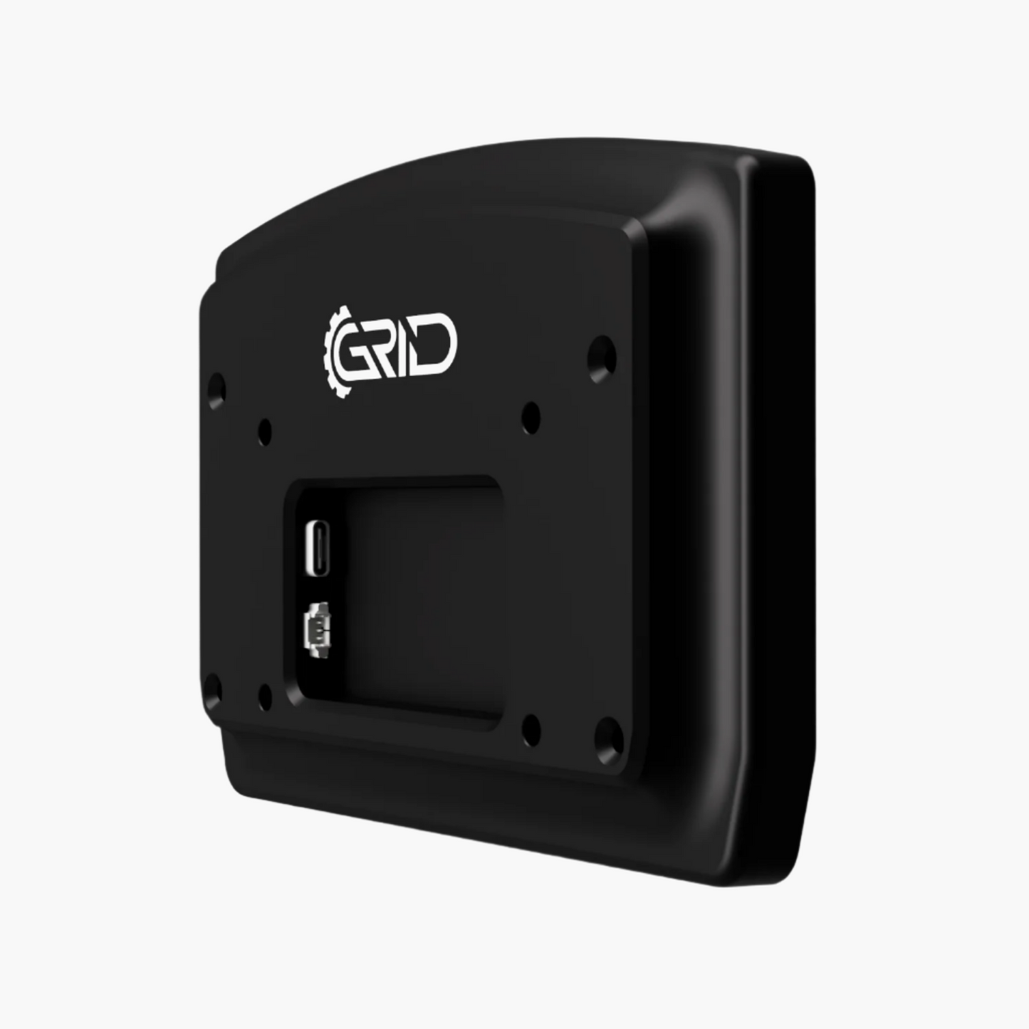 GRID Display DDU-5 mounted in a sim racing cockpit for improved telemetry visibility