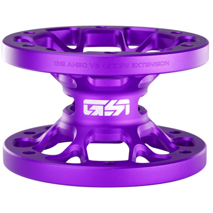Purple metal component with 'G-Form' branding on a white background