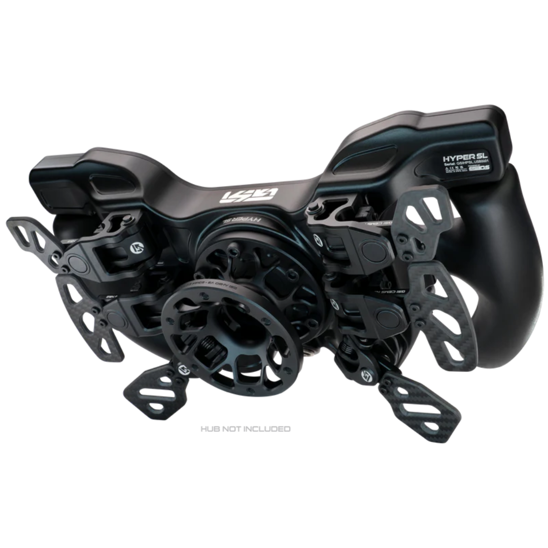 GSI Hyper SL wheel angled back view showing paddle configuration