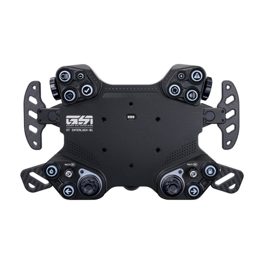 Black intercooler with GReddy logo on a white background