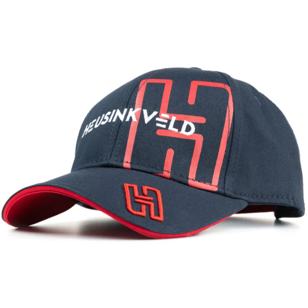 Heusinkveld cap angled view showing visor detail
