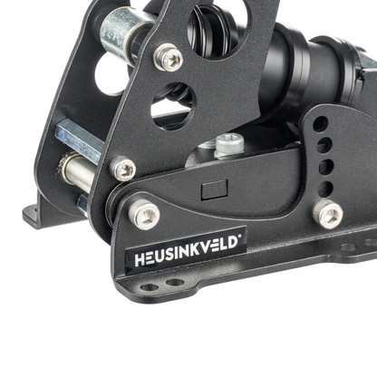 Heusinkveld RaceCenter pedal front close up for sim racing