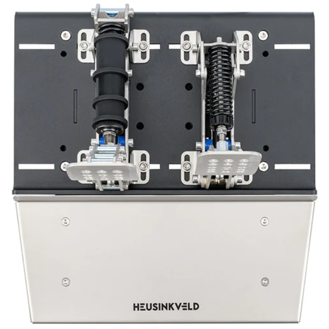 Heusinkveld Sim Pedals Ultimate Baseplate – top view layout