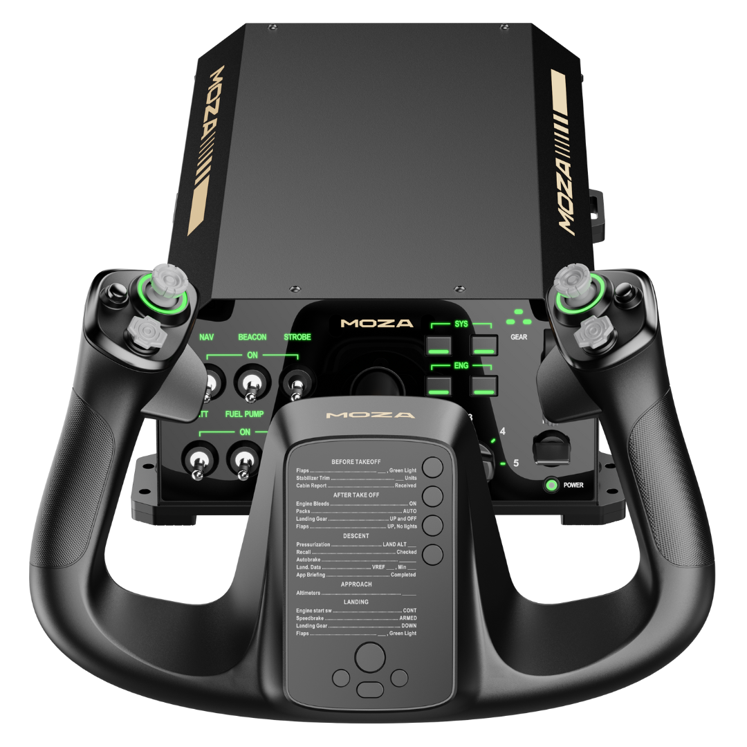 Moza Flight AY210 Force Feedback Yoke System – Sim Motion