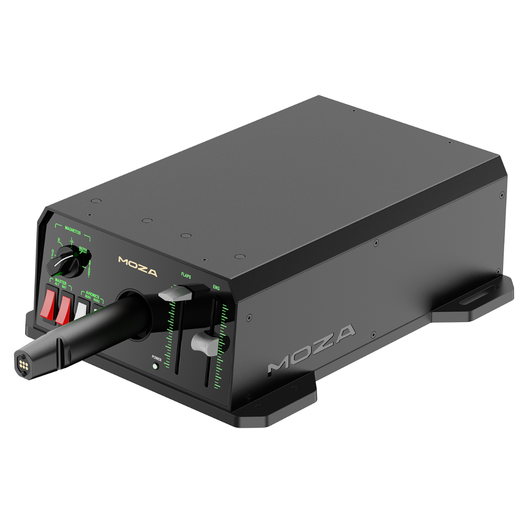 Moza Flight AY90 Force Feedback Yoke System with realistic force feedback for flight simulation