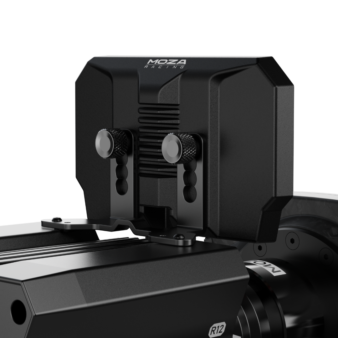 MOZA CM2 dash side view showing compact design