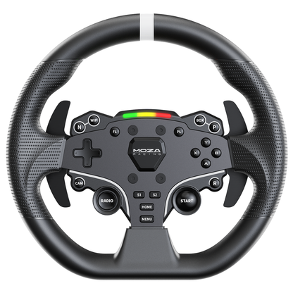 MOZA ES Lite steering wheel with aluminum quick release for sim racing