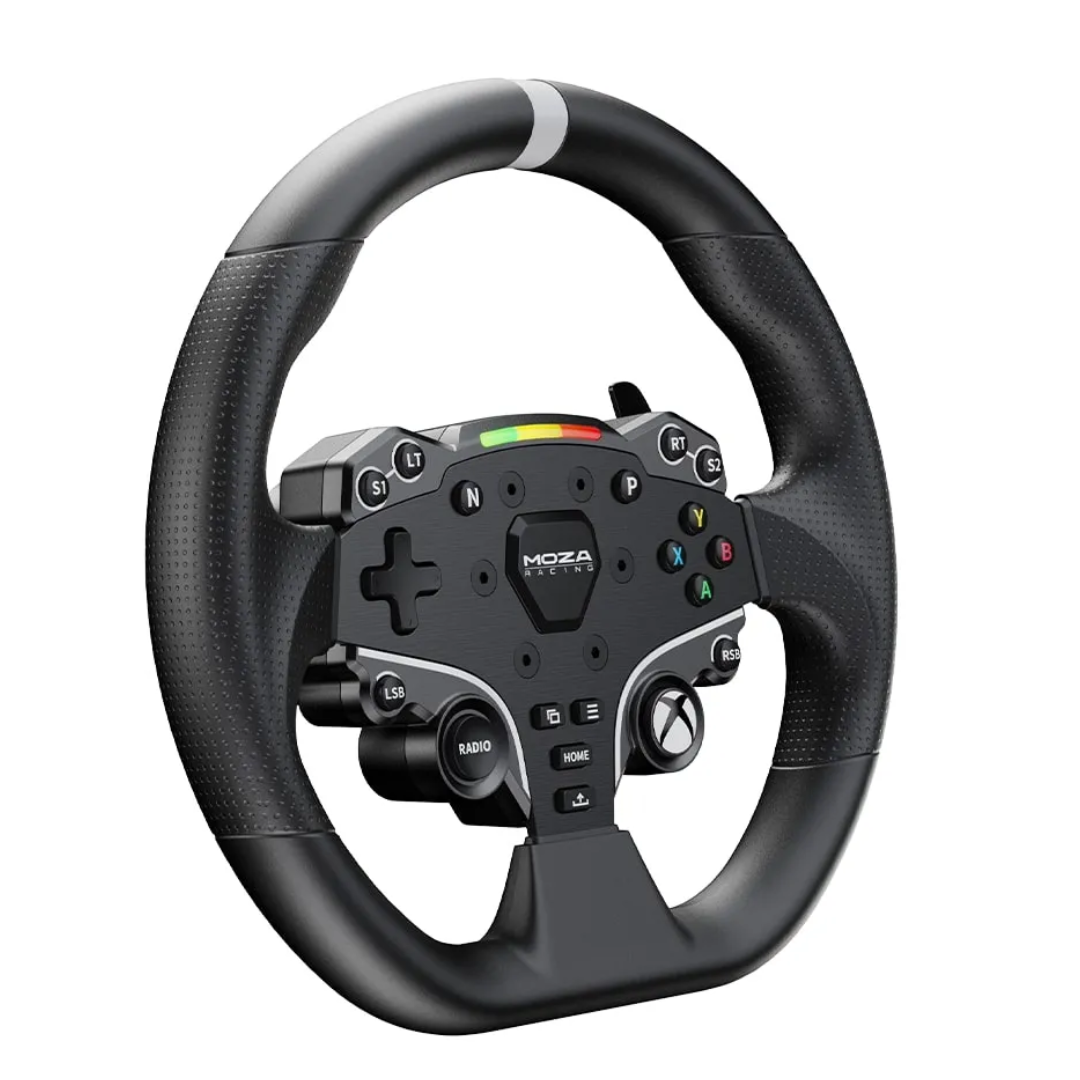 MOZA ESX Steering Wheel – customizable button layout for racing