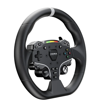 MOZA ESX Steering Wheel – customizable button layout for racing