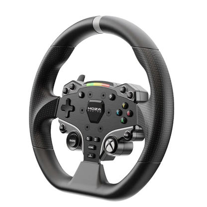 MOZA ESX Steering Wheel – RGB RPM LEDs for shift timing