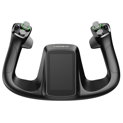 Moza Flight MFY PRO Yoke with integrated HD touchscreen for flight simulation