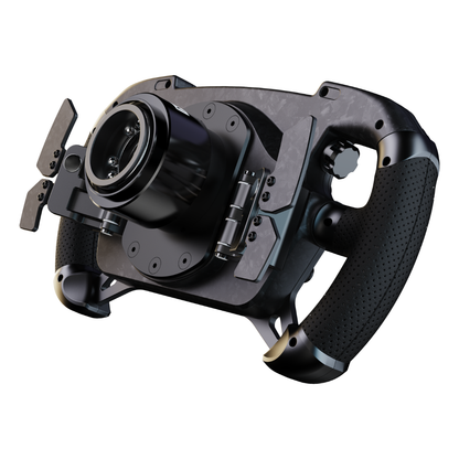 MOZA GS V2P GT steering wheel 300mm carbon fiber front view