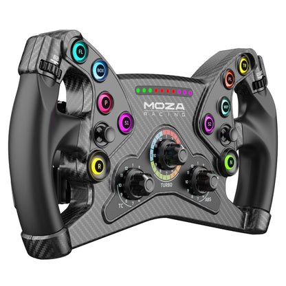 Moza KS Steering Wheel – magnetic paddles for fast shifting