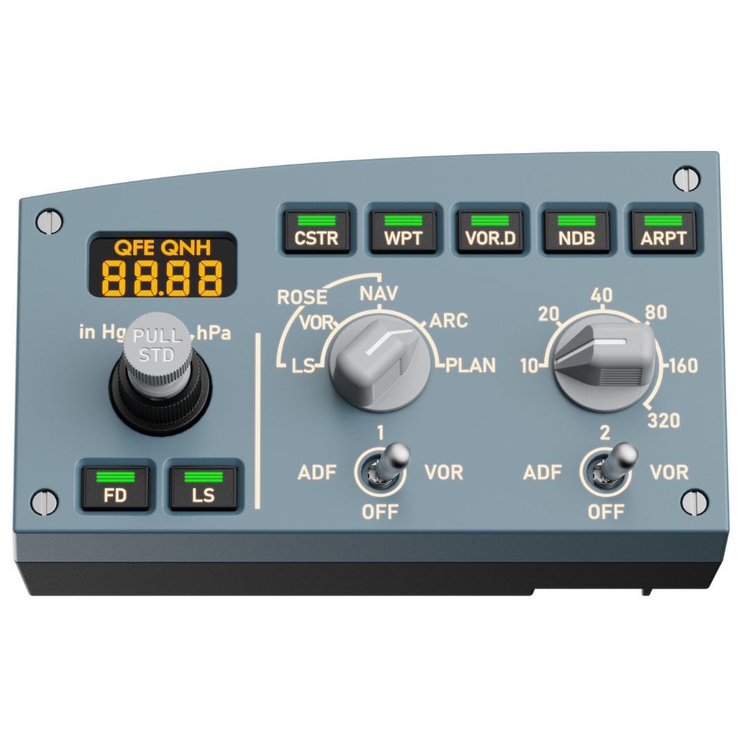 MOZA MA3F Right EFIS Module for Airbus A320 flight simulation