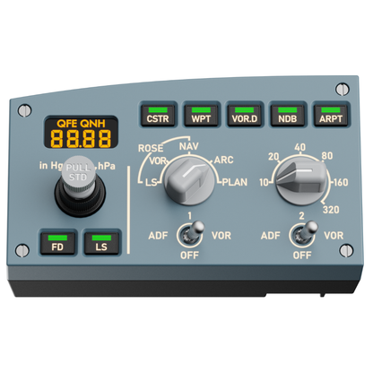 MOZA MA3F Right EFIS Module for Airbus A320 flight simulation