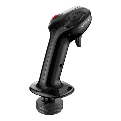 MOZA MA3X Flight Sidestick – close up of switch and build quality