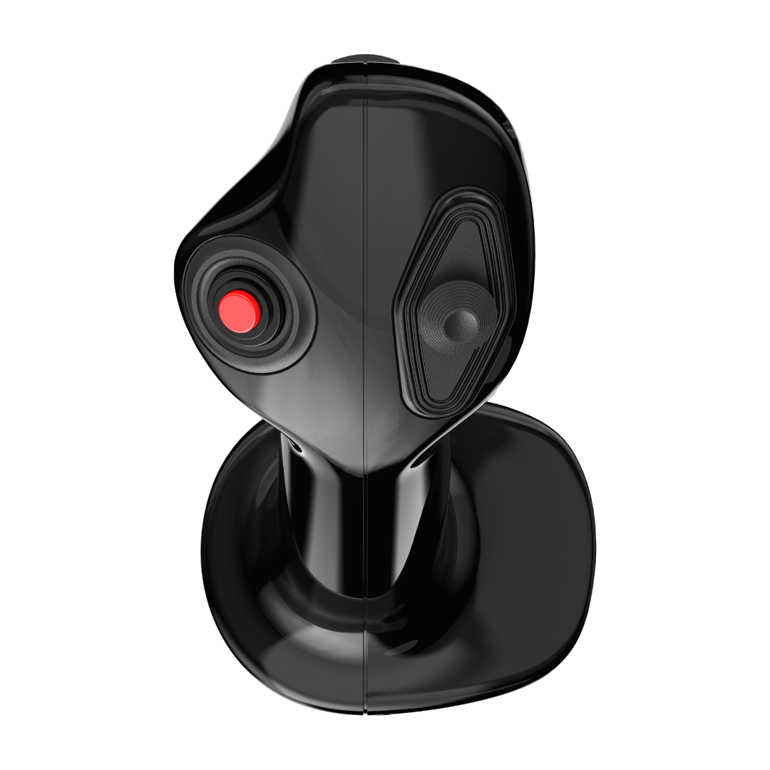 MOZA MA3X Flight Sidestick – side profile showing ergonomic shape
