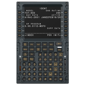 Moza Flight MB7F Flight Computer Display | Boeing 737 CDU Panel (Pre-Order)