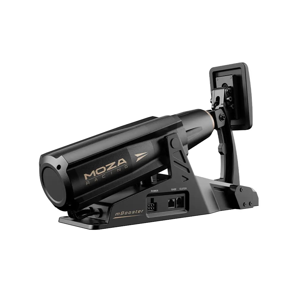 MOZA mBooster active pedal alternate angled view