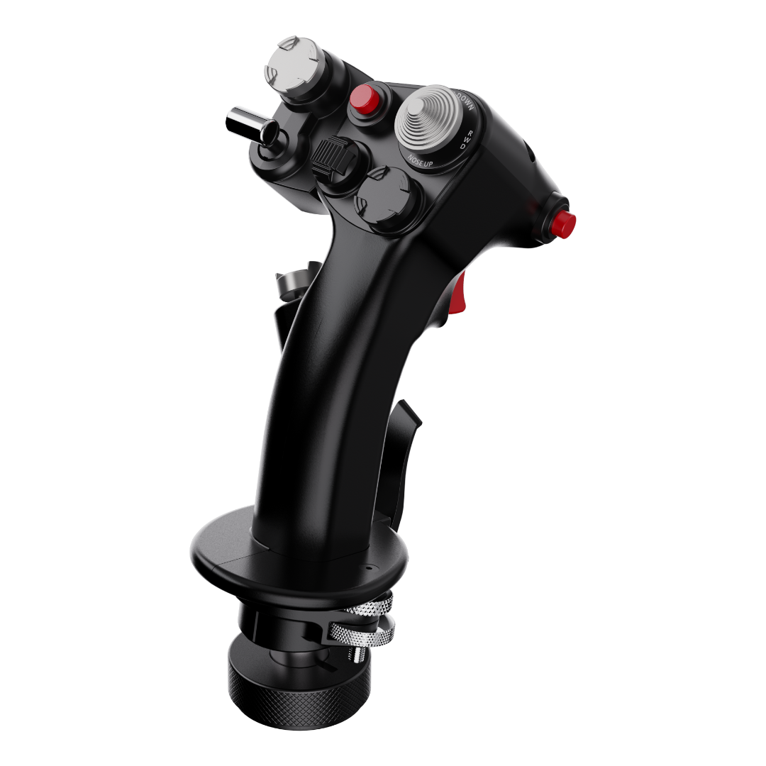 MOZA MH16 Flight Stick – control layout with multiple inputs