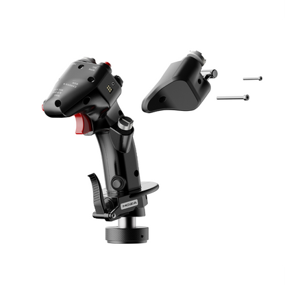 MOZA MH16 Flight Stick – mounted on flight simulation base