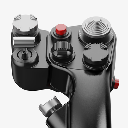 MOZA MH16 Flight Stick – in use during flight simulation
