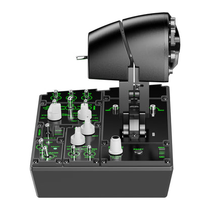 Black hair dryer with multiple nozzles and attachments on a white background