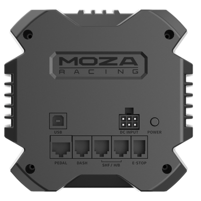 MOZA R16 Ultra Direct Drive Wheel Base motorsport inspired design with RGB light bars