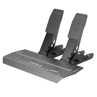 MOZA SR-P Lite pedals front view for sim racing setup