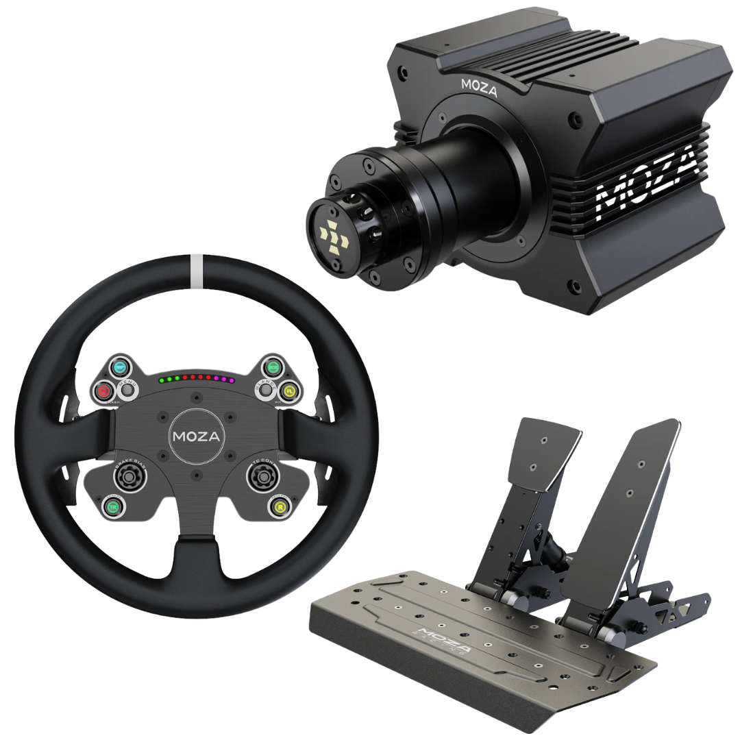 Moza Racing R9 Starter Sim Racing Bundle – Sim Motion
