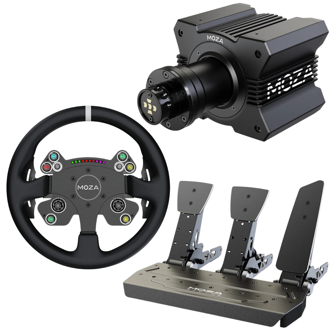 Moza Racing R9 Starter Sim Racing Bundle – Sim Motion