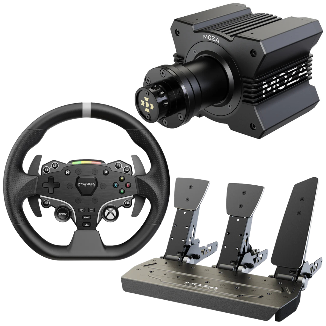 Moza Racing R9 Starter Sim Racing Bundle – Sim Motion