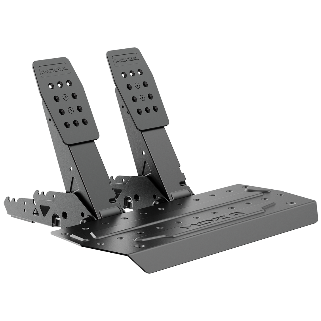 MOZA SRP2 Lite sim racing pedals with adjustable steel pedal assembly